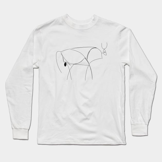 Pablo Picasso Long Sleeve T-Shirt by Antho